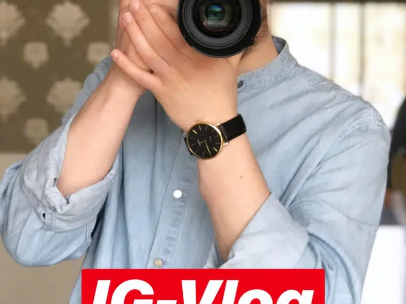 Start des IG-Vlogs von Fotograf Tim Hard aus Leipzig